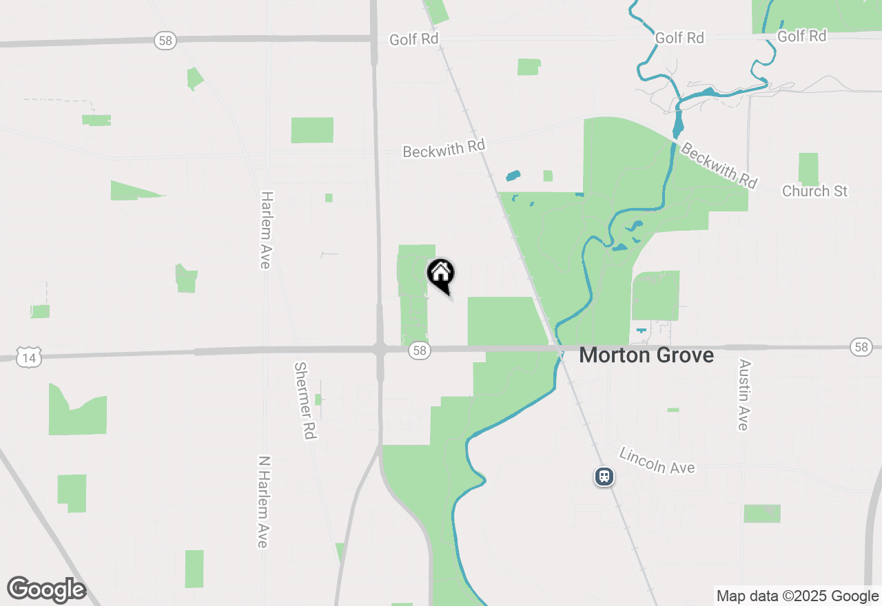 Map of 8915 Oak Park Avenue, Morton Grove, IL 60053