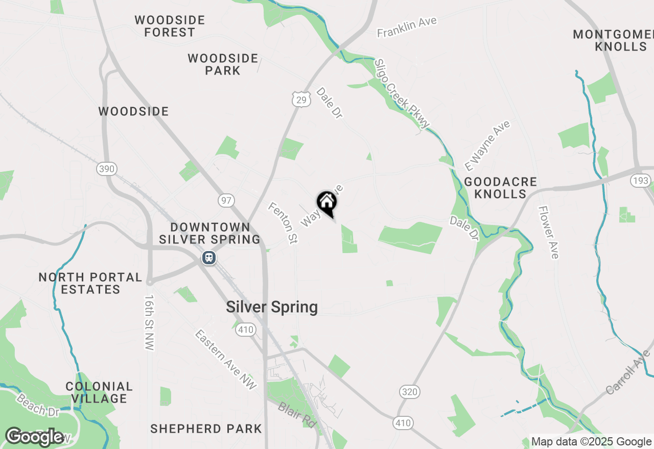 Map of 807 Bonifant Street, Silver Spring, MD 20910