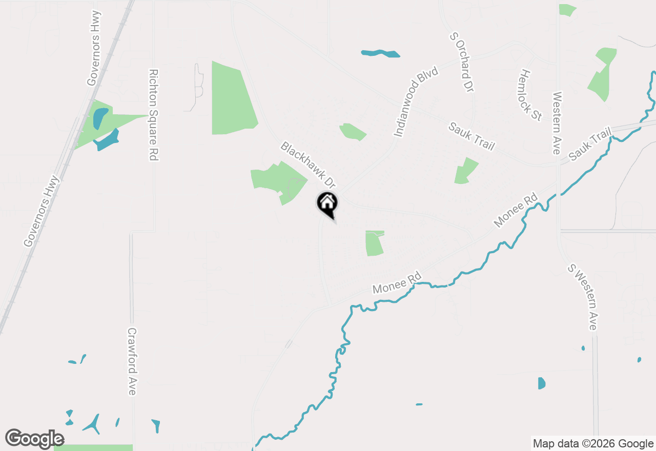 Map of 165 Nashua Street, Park Forest, IL 60466