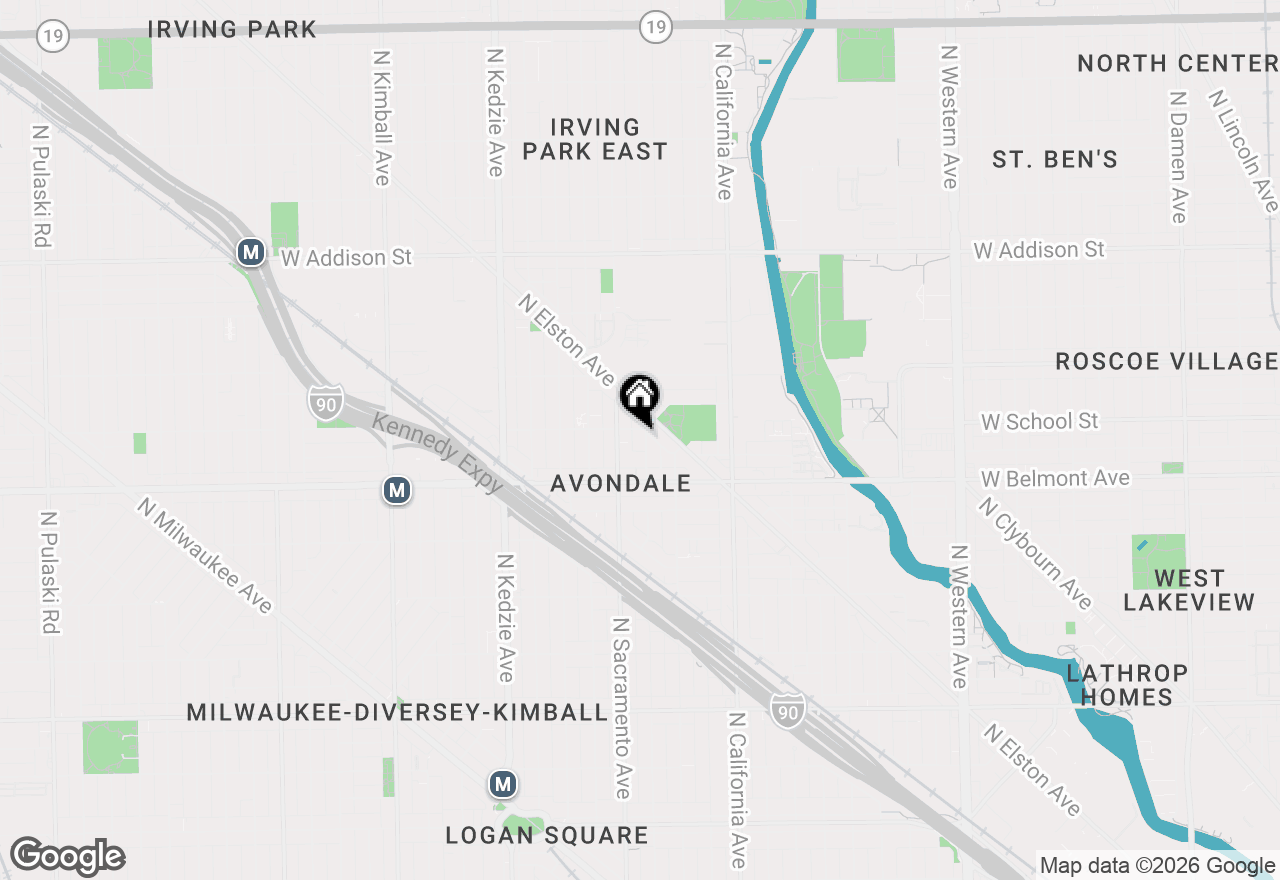 Map of 3246 N Richmond Street, Chicago, IL 60618