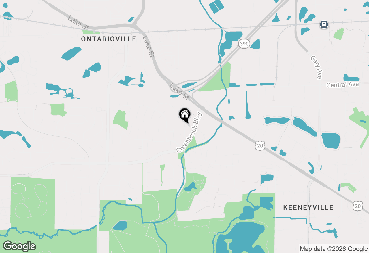 Map of 5830 Fresno Court #A, Hanover Park, IL 60133