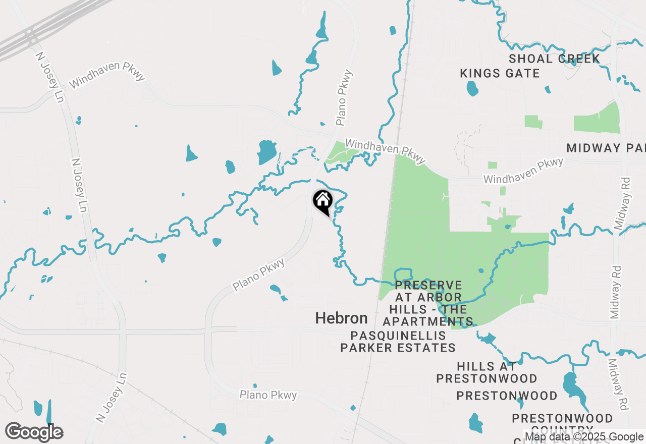 Map of 2216 Austin Waters, Carrollton, TX 75010