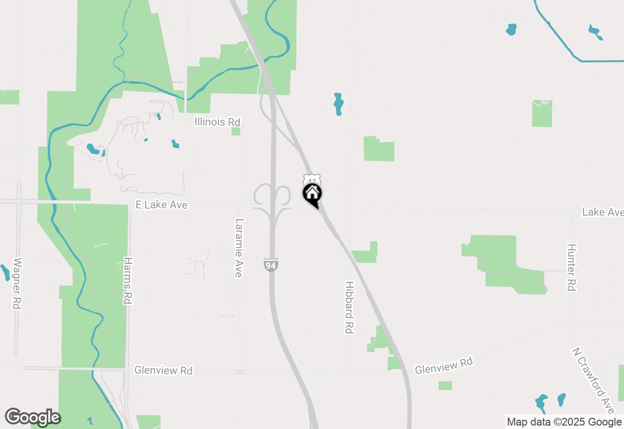 Map of 3217 W Lake Avenue, Wilmette, IL 60091