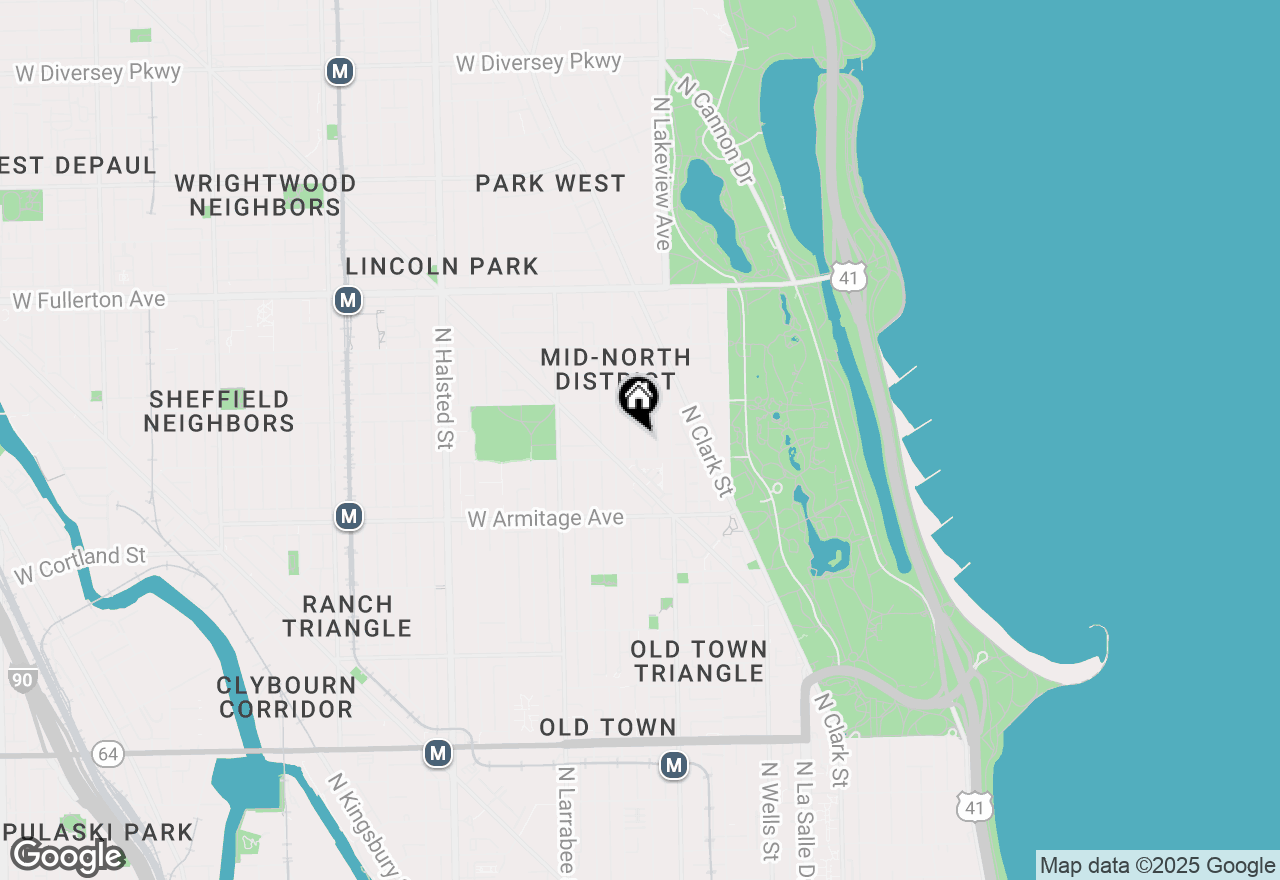 Map of 2118 N Hudson Avenue, Chicago, IL 60614