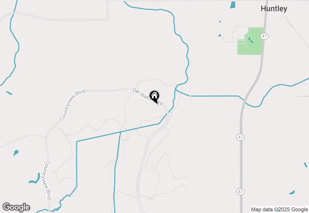 Map of 12913 W Willow Creek Lane, Huntley, IL 60142