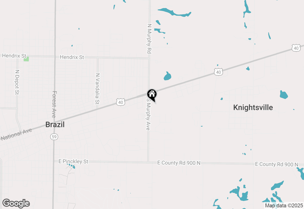 Map of 18 S Murphy Avenue, Brazil, IN 47834