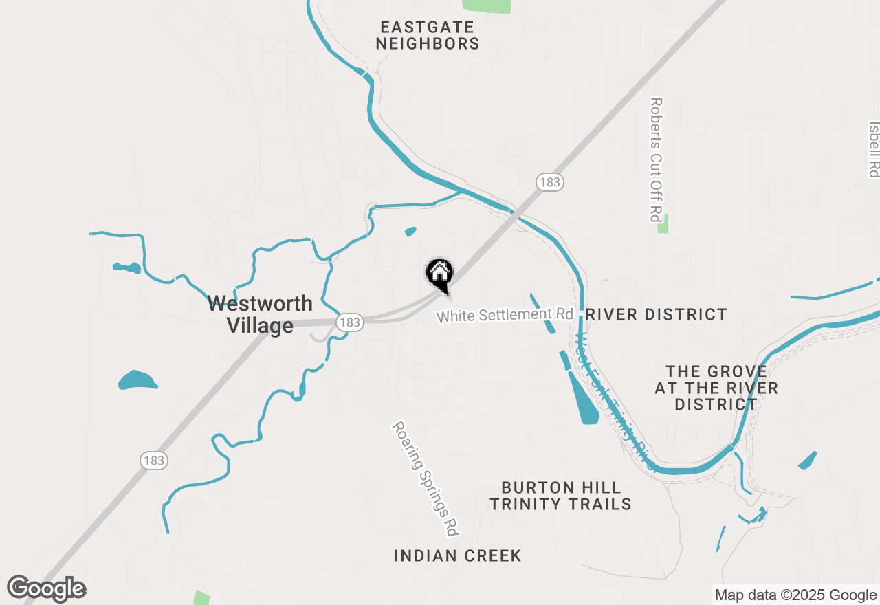Map of 115 Crossroads Circle, Westworth Village, TX 76114