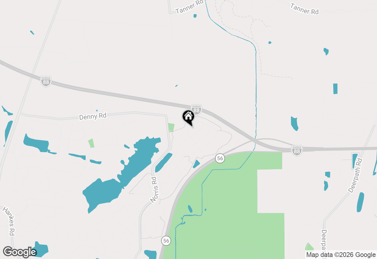 Map of 1315 Slater Street, Sugar Grove, IL 60554