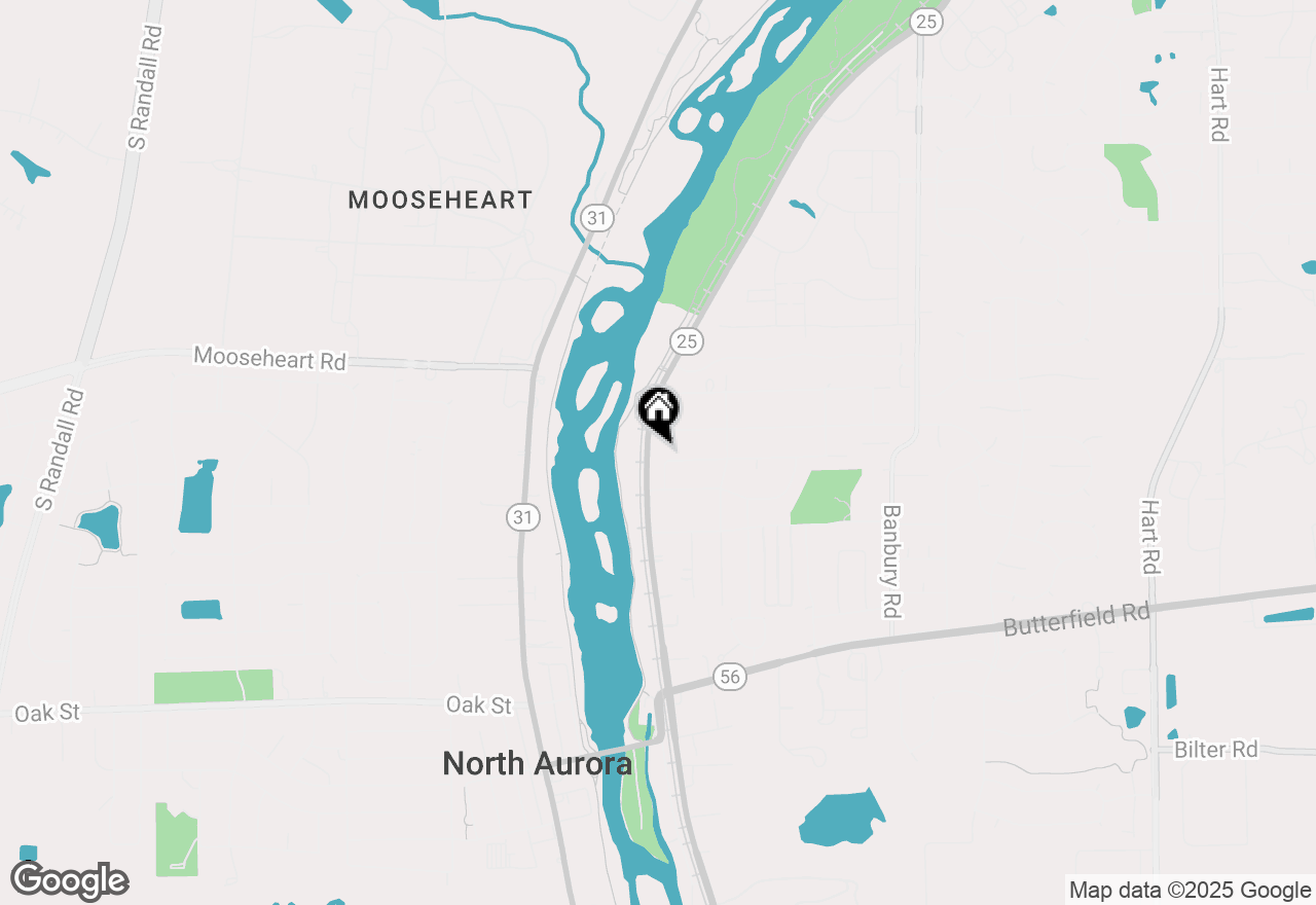 Map of 103 April Lane, North Aurora, IL 60542