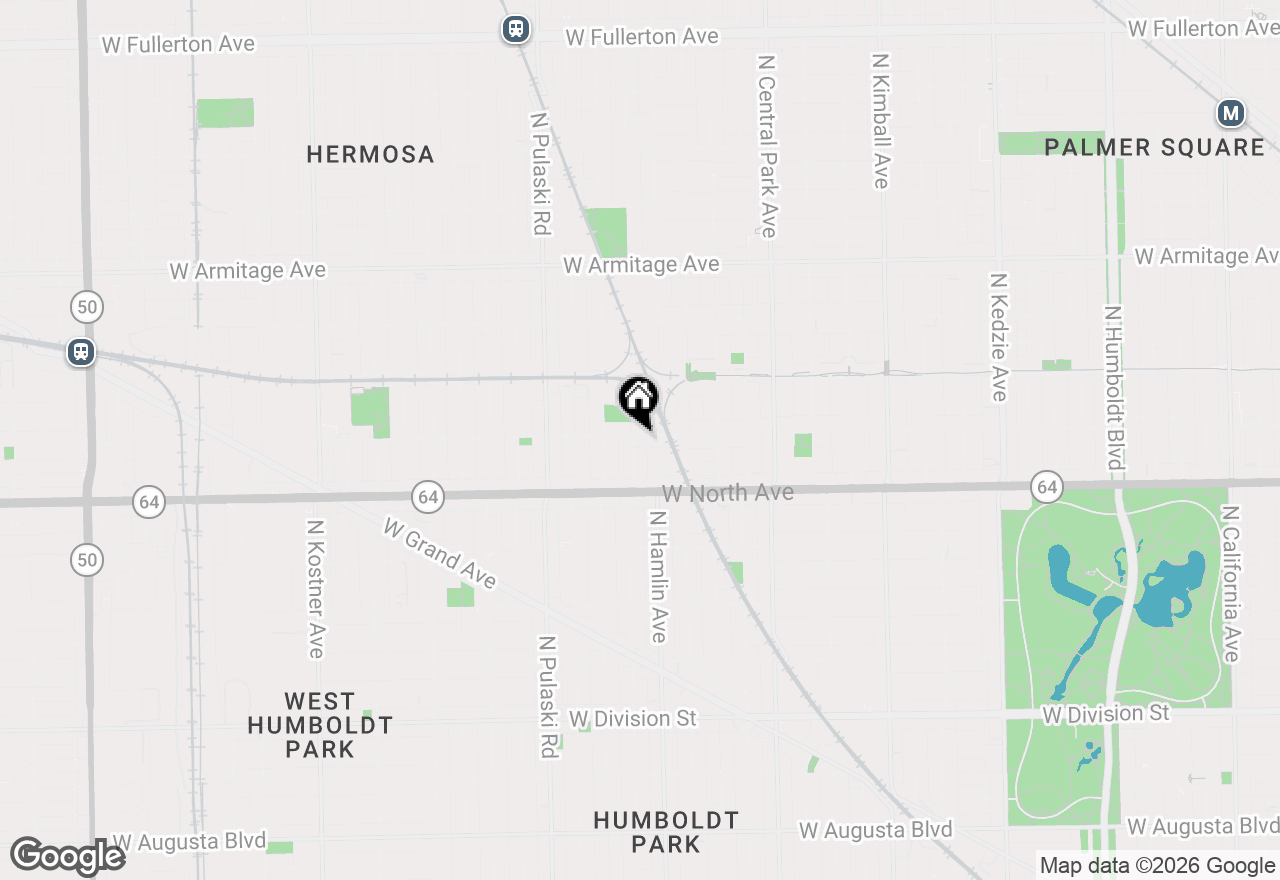 Map of 3823 W Wabansia Avenue, Chicago, IL 60647