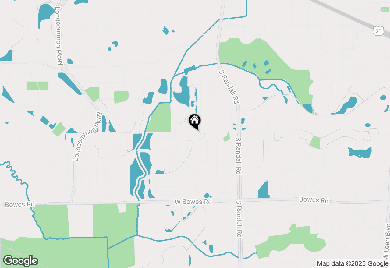 Map of 614 Tuscan View Drive, Elgin, IL 60124