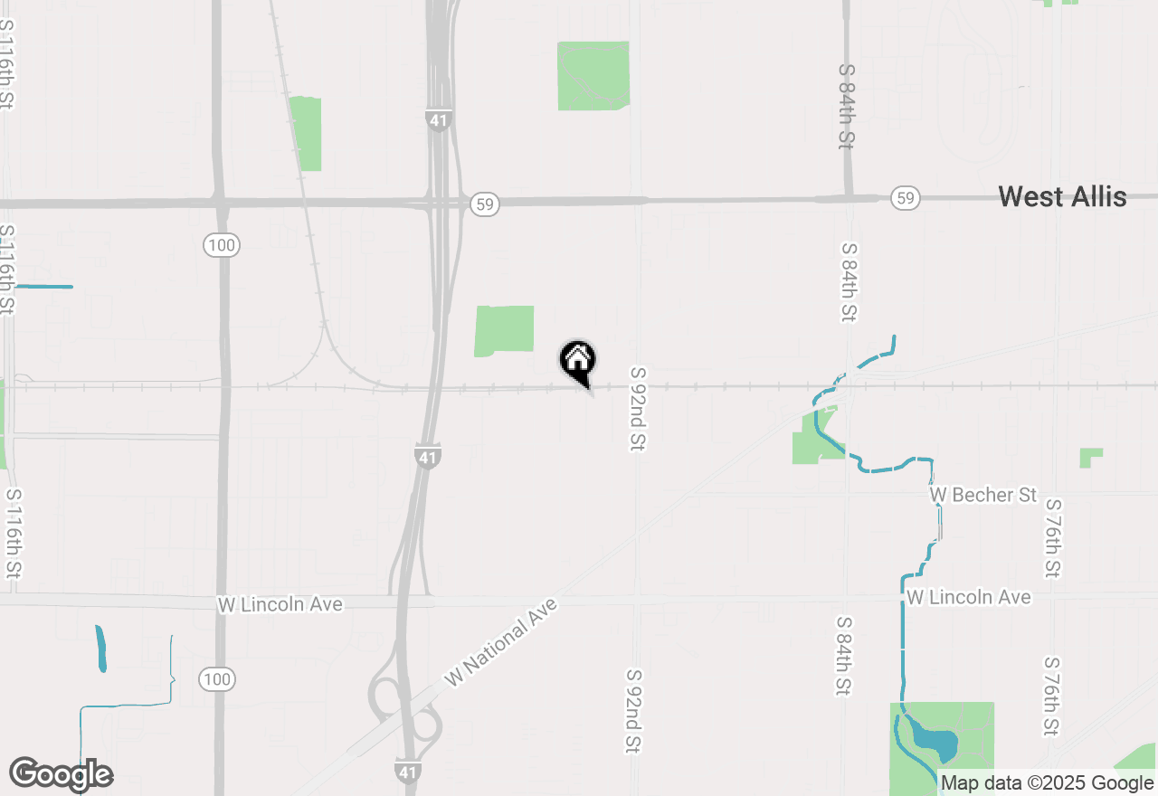 Map of 1907 S 94th St, West Allis, WI 53227