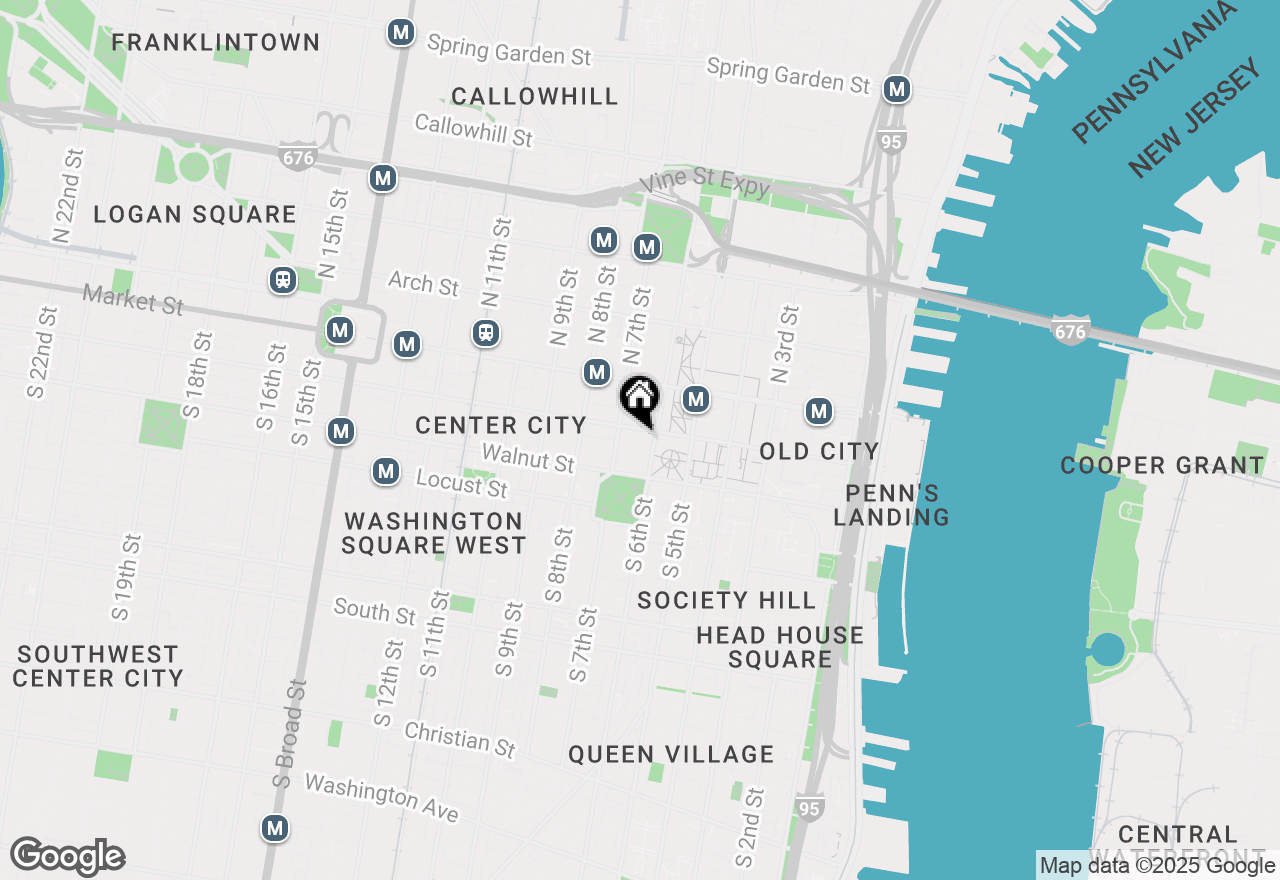Map of 150 S Independence Mall W #711, Philadelphia, PA 19106