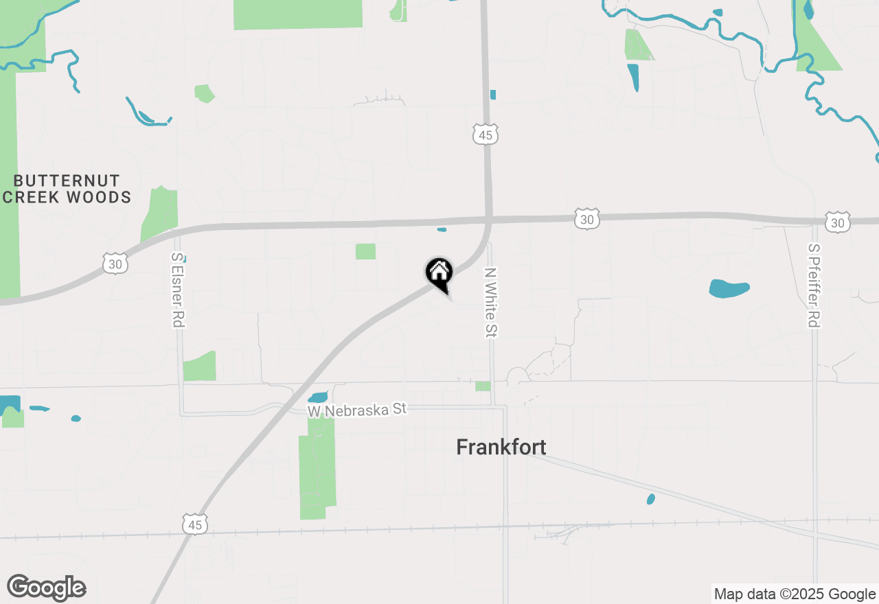 Map of 9736 Folkers Drive, Frankfort, IL 60423
