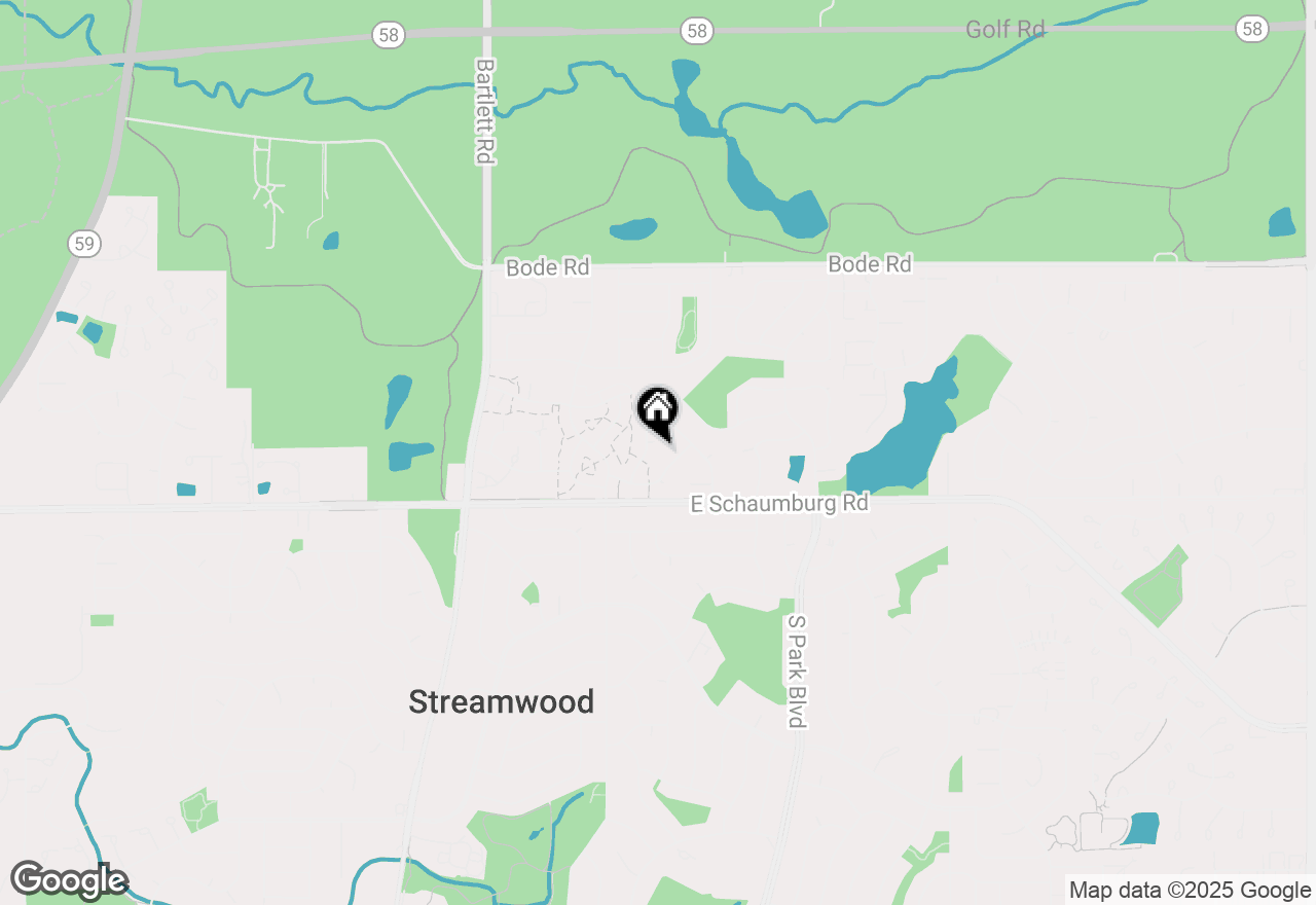 Map of 13 Chaucer Lane, Streamwood, IL 60107