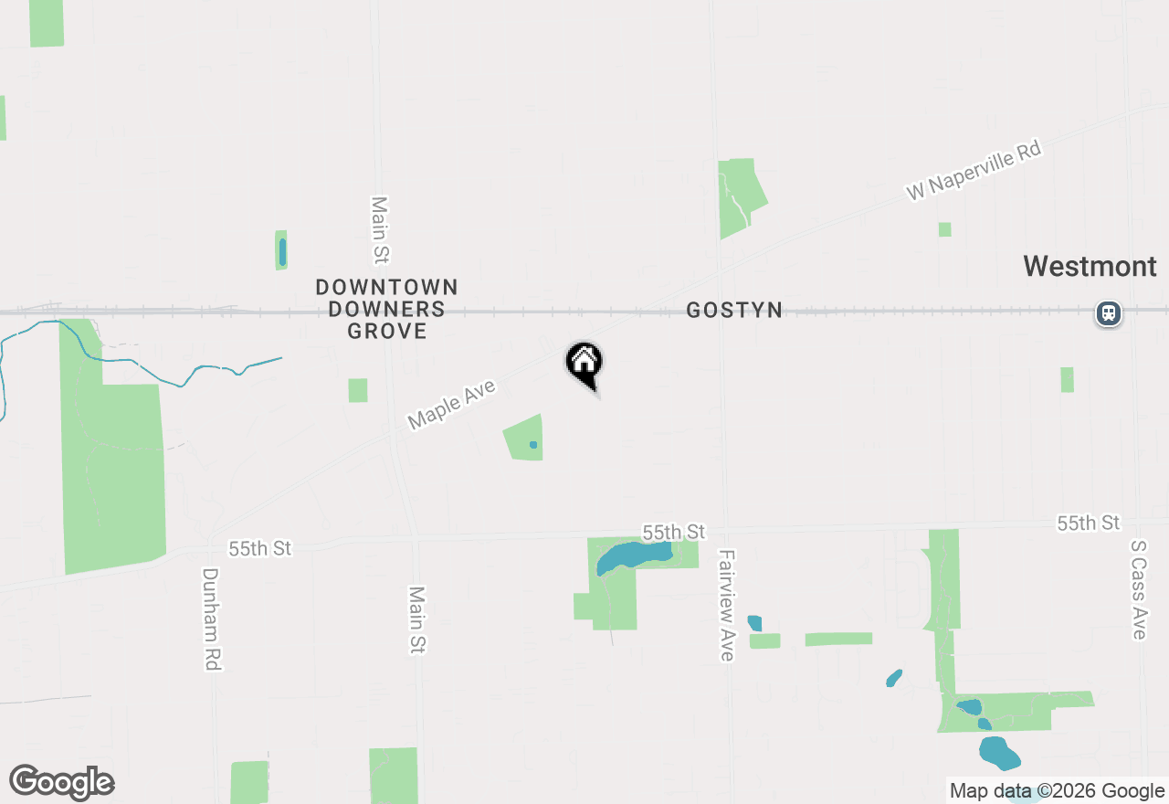 Map of 5220 Benton Avenue, Downers Grove, IL 60515