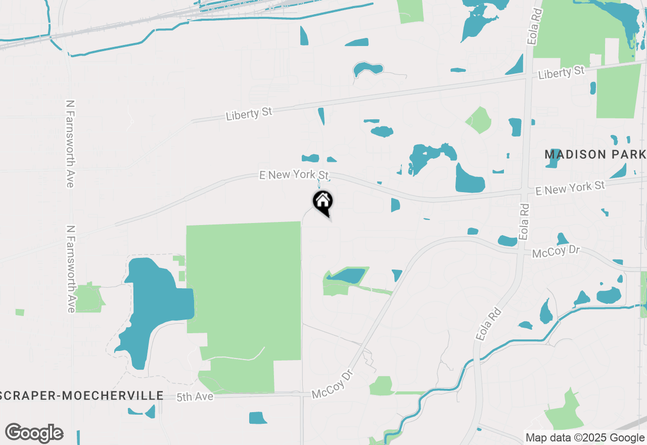 Map of 2218 Cheshire Drive, Aurora, IL 60502