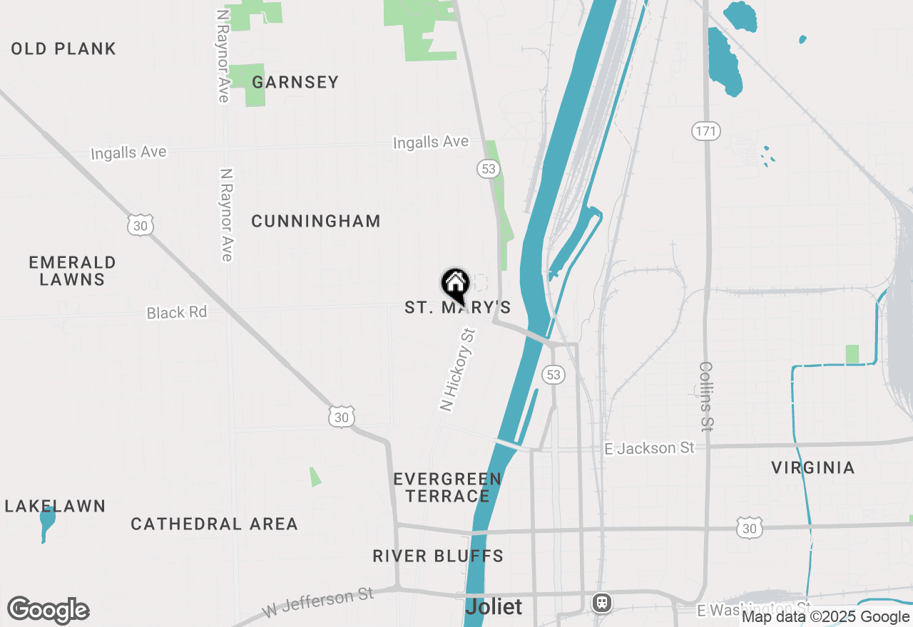 Map of 270 Ruby Street, Joliet, IL 60435