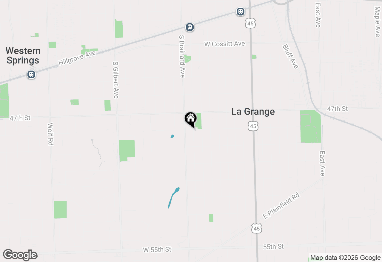 Map of 600 S Stone Avenue, La Grange, IL 60525