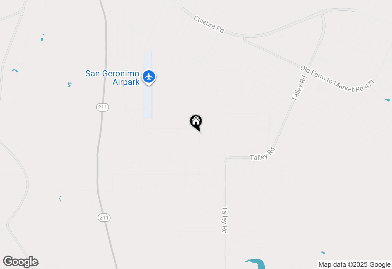 Map of 7193 Old Talley Rd Trlr 7 Road, San Antonio, TX 78253