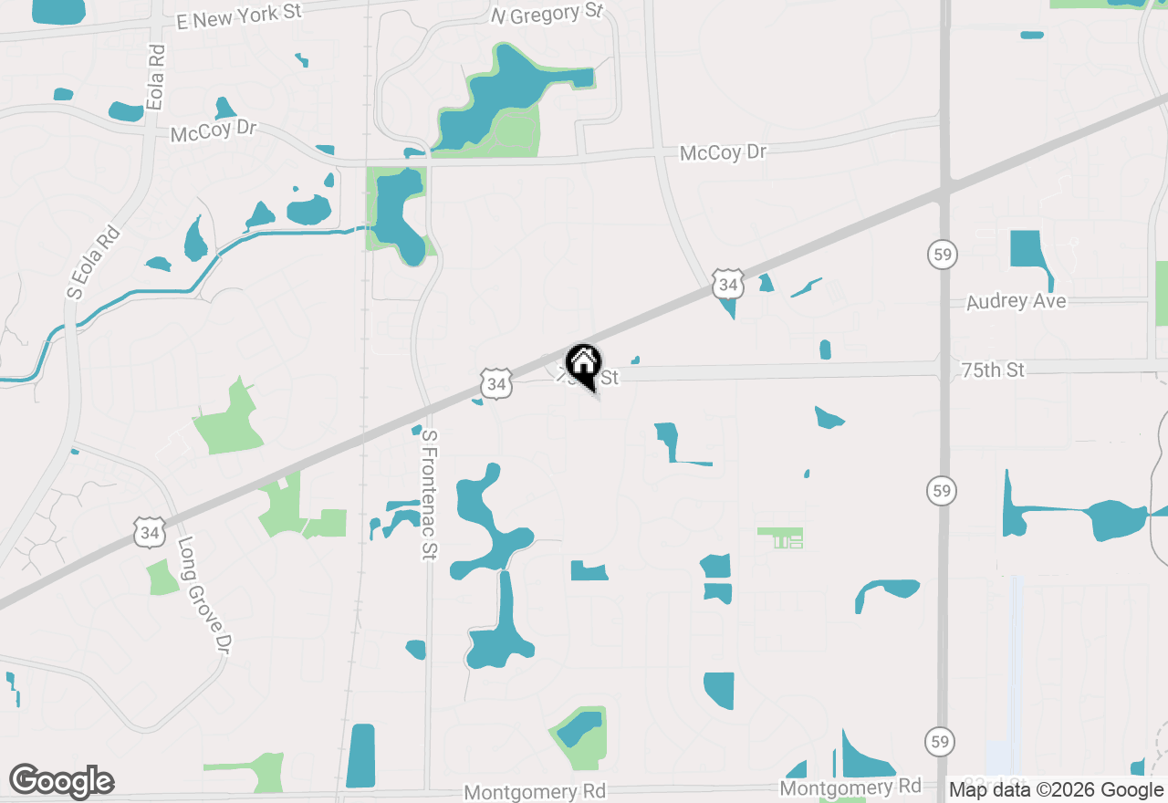Map of 468 Watercress Drive, Aurora, IL 60504