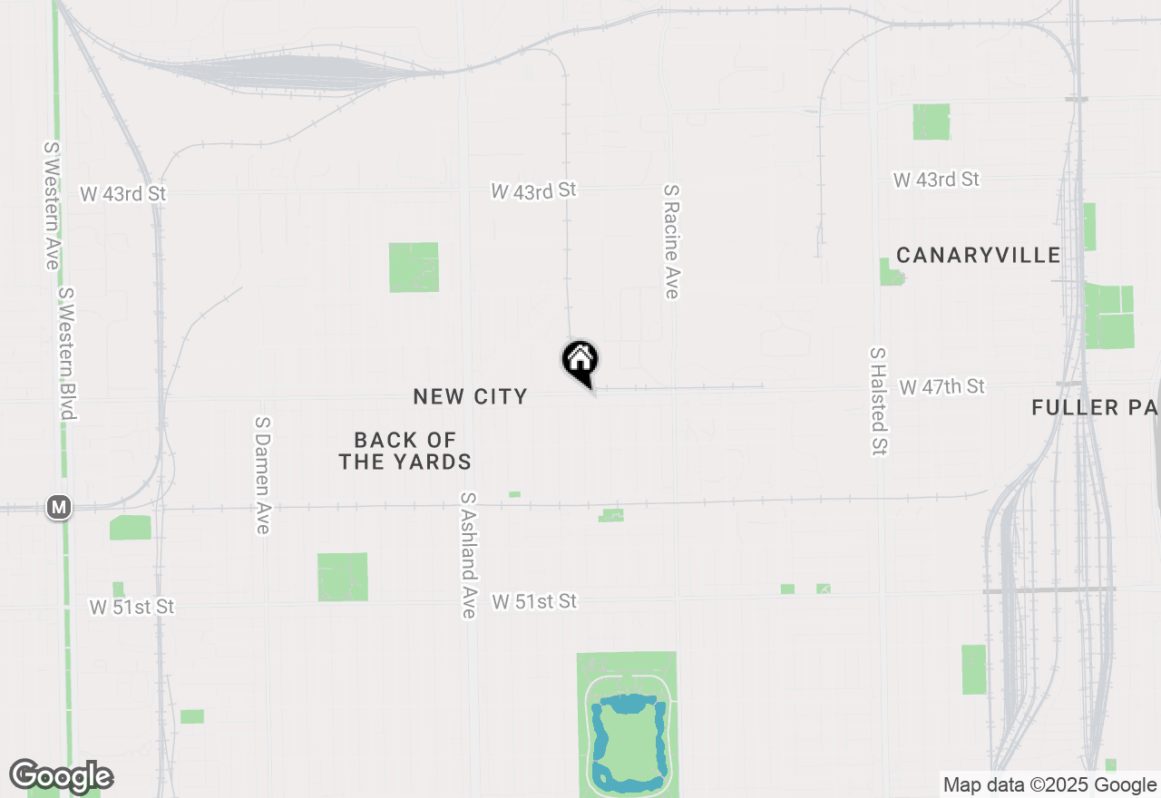 Map of 1351 W 47th Street, Chicago, IL 60609