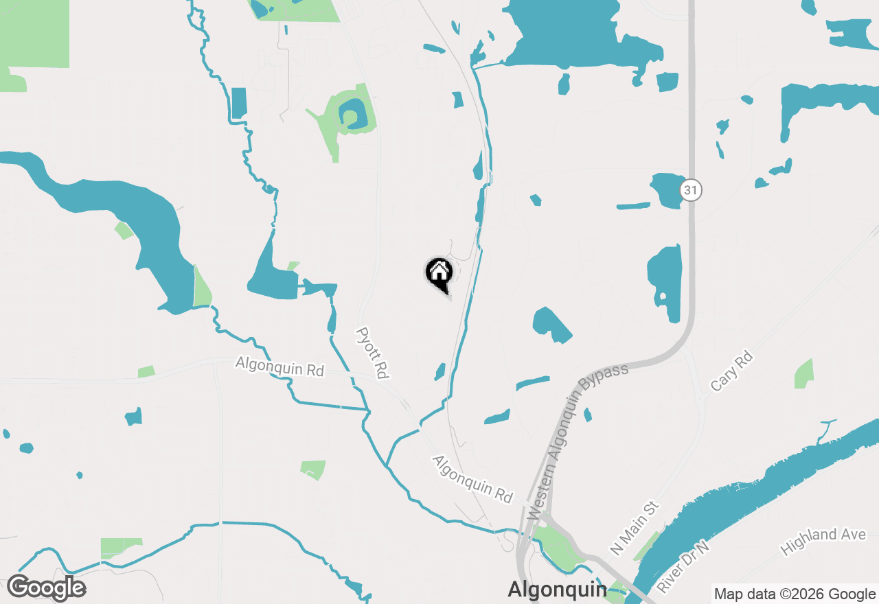 Map of 1039 Viewpoint Drive, Lake In The Hills, IL 60156