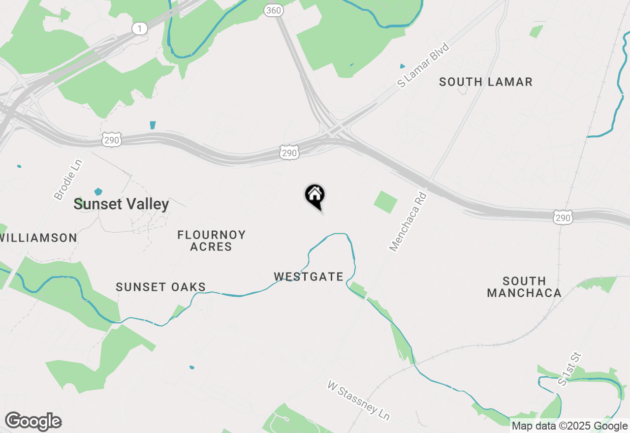 Map of 4604 Pack Saddle Pass, Austin, TX 78745