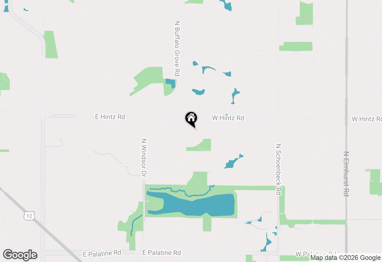 Map of 2643 N Prindle Avenue, Arlington Heights, IL 60004