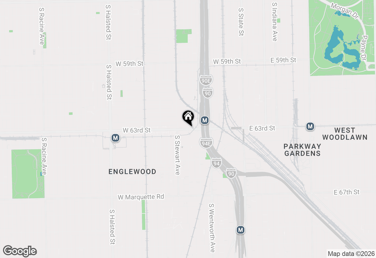 Map of 11616 S Harvard Avenue, Chicago, IL 60628