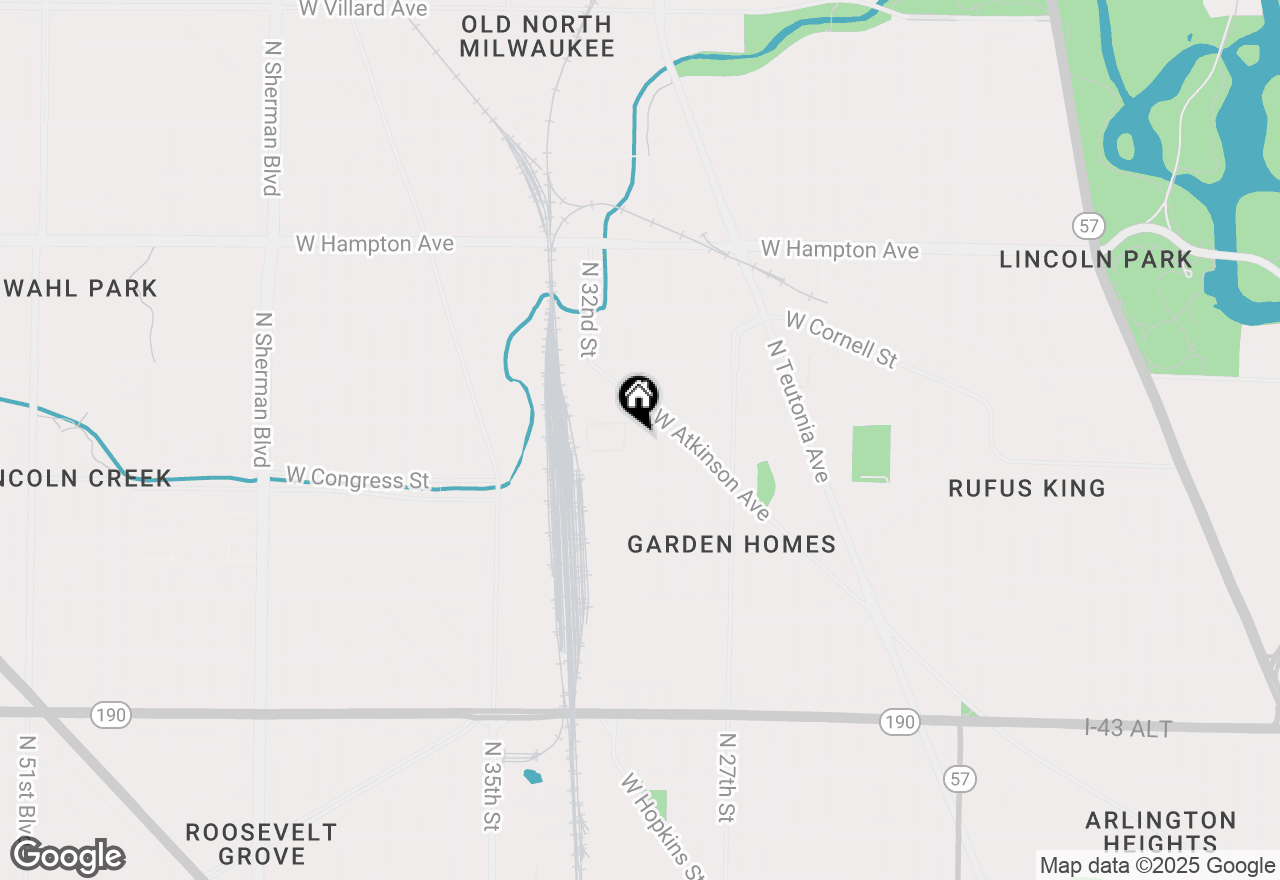 Map of 4455 N 30th St #4457, Milwaukee, WI 53209