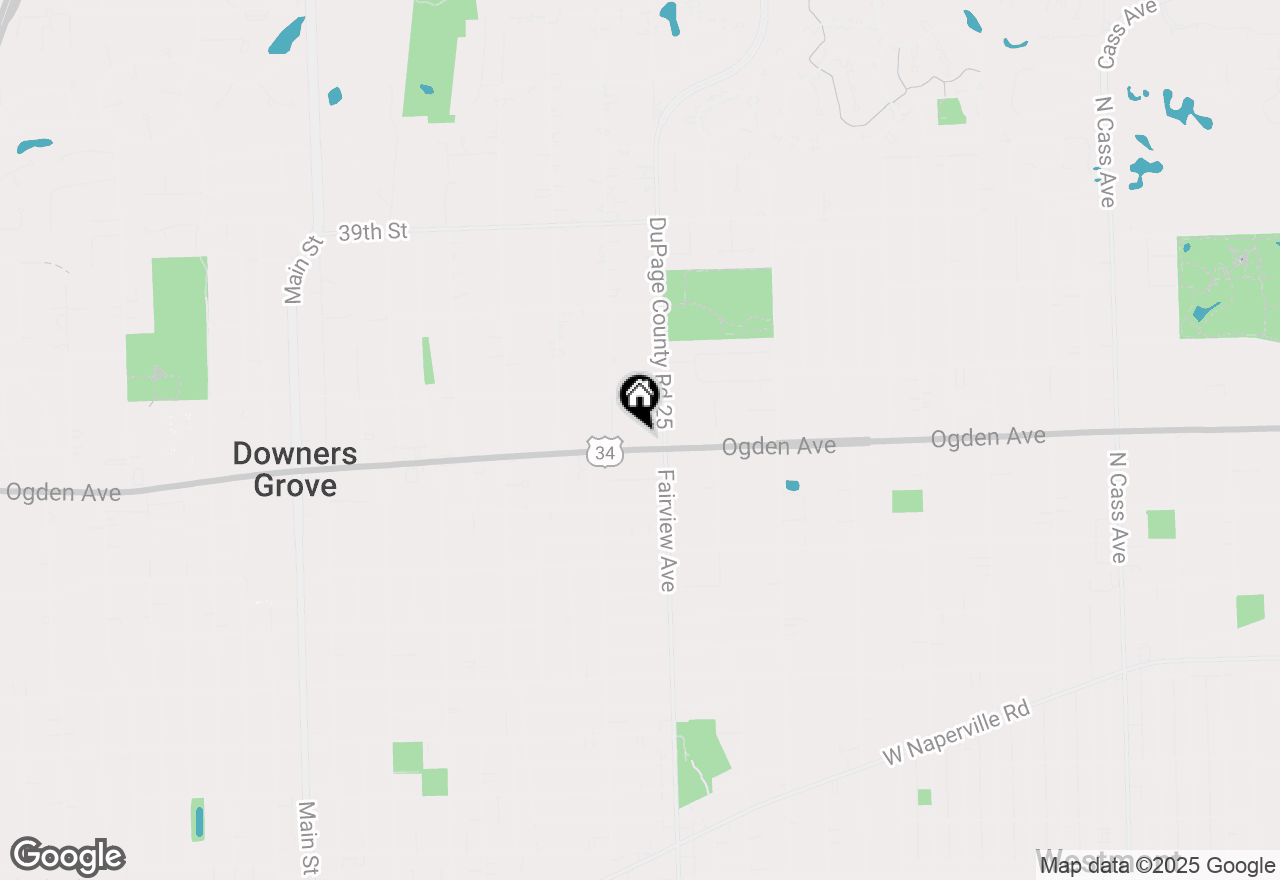 Map of 410 Ogden Avenue, Downers Grove, IL 60515