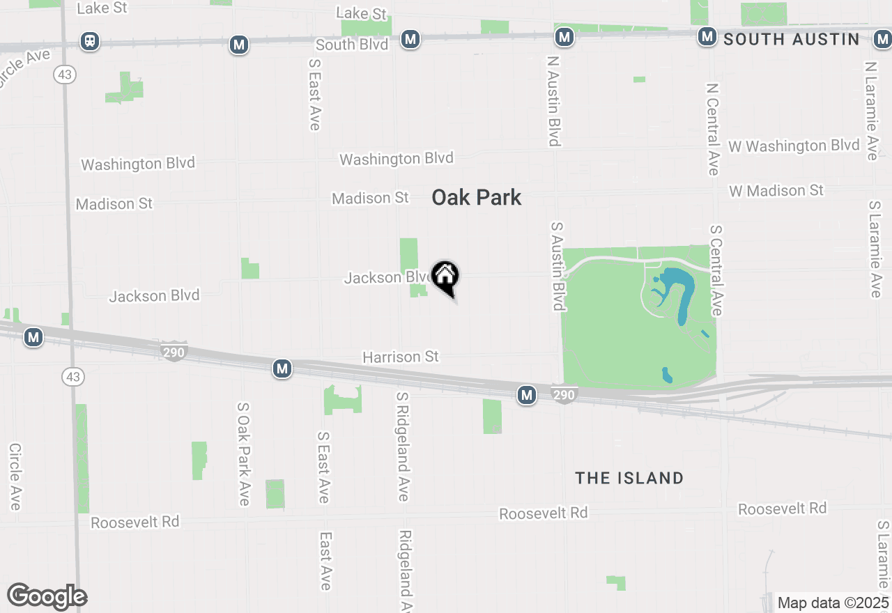 Map of 736 S Highland Avenue #2, Oak Park, IL 60304