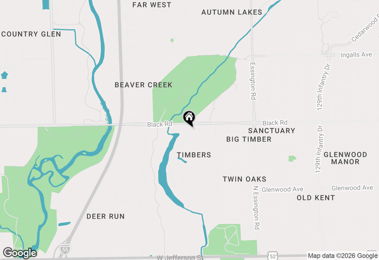 Map of 717 Westridge Road, Joliet, IL 60431