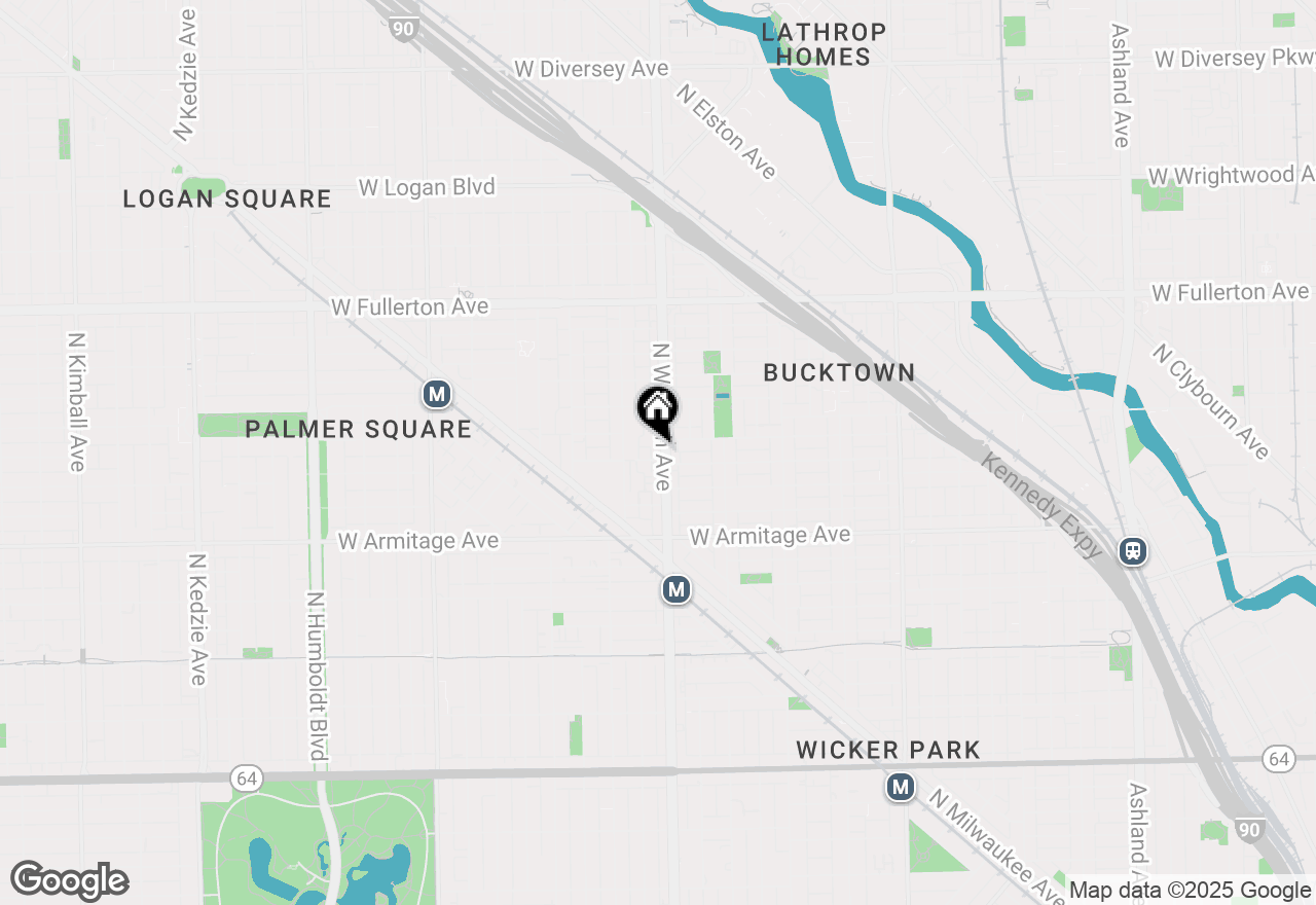 Map of 2110 N Western Avenue #2, Chicago, IL 60647