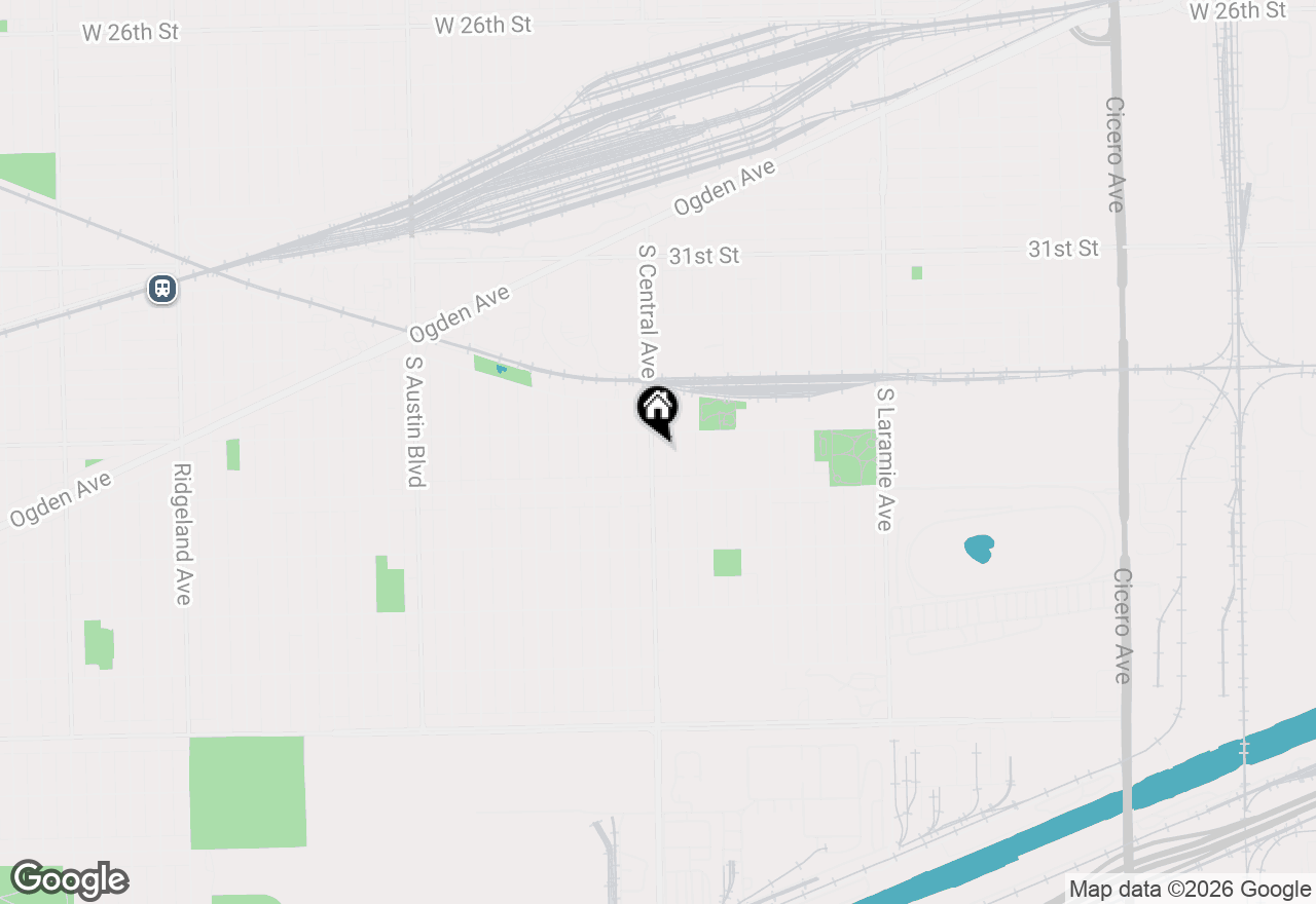 Map of 3417 S Central Avenue, Cicero, IL 60804