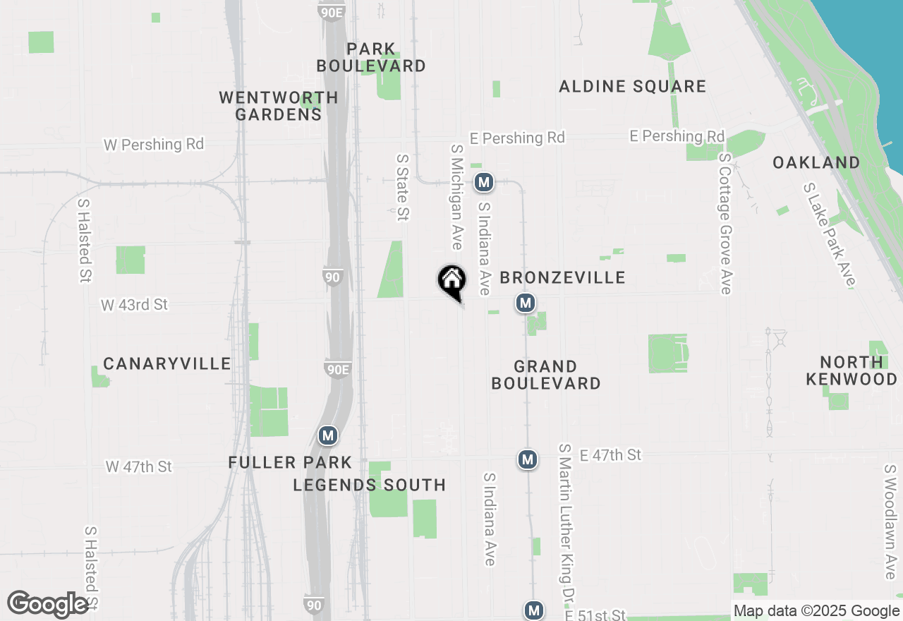 Map of 4316 S Michigan Avenue #2S, Chicago, IL 60653