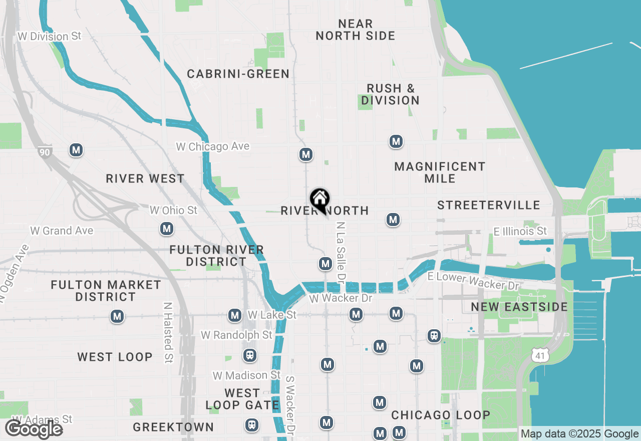 Map of 200 W Grand Avenue #704, Chicago, IL 60654