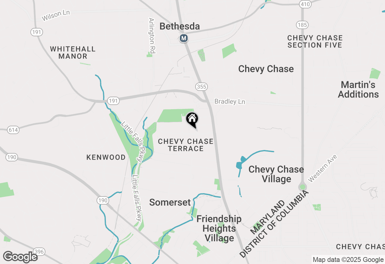 Map of 4703 Chevy Chase Boulevard, Chevy Chase, MD 20815