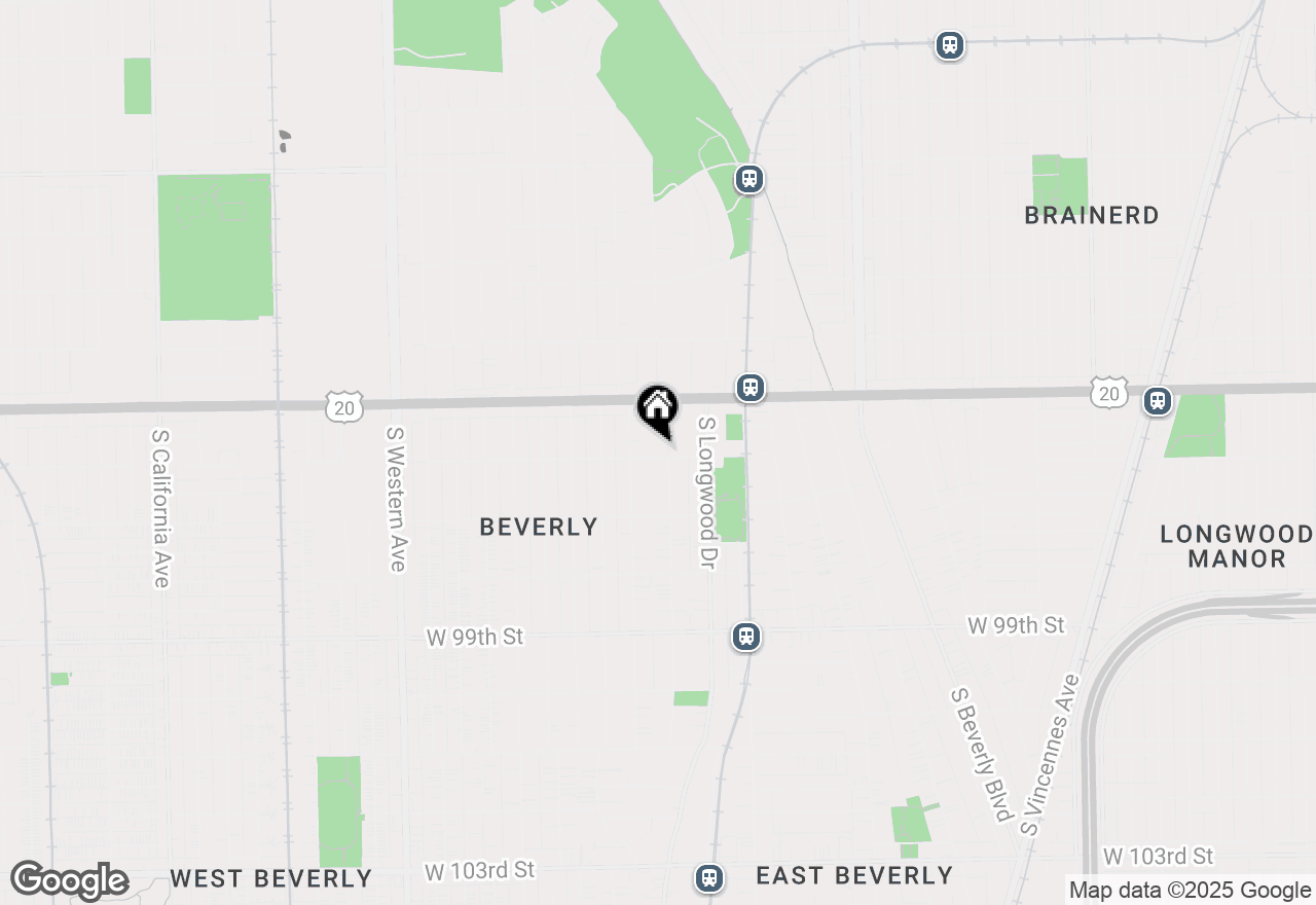 Map of 9556 S Winchester Avenue, Chicago, IL 60643