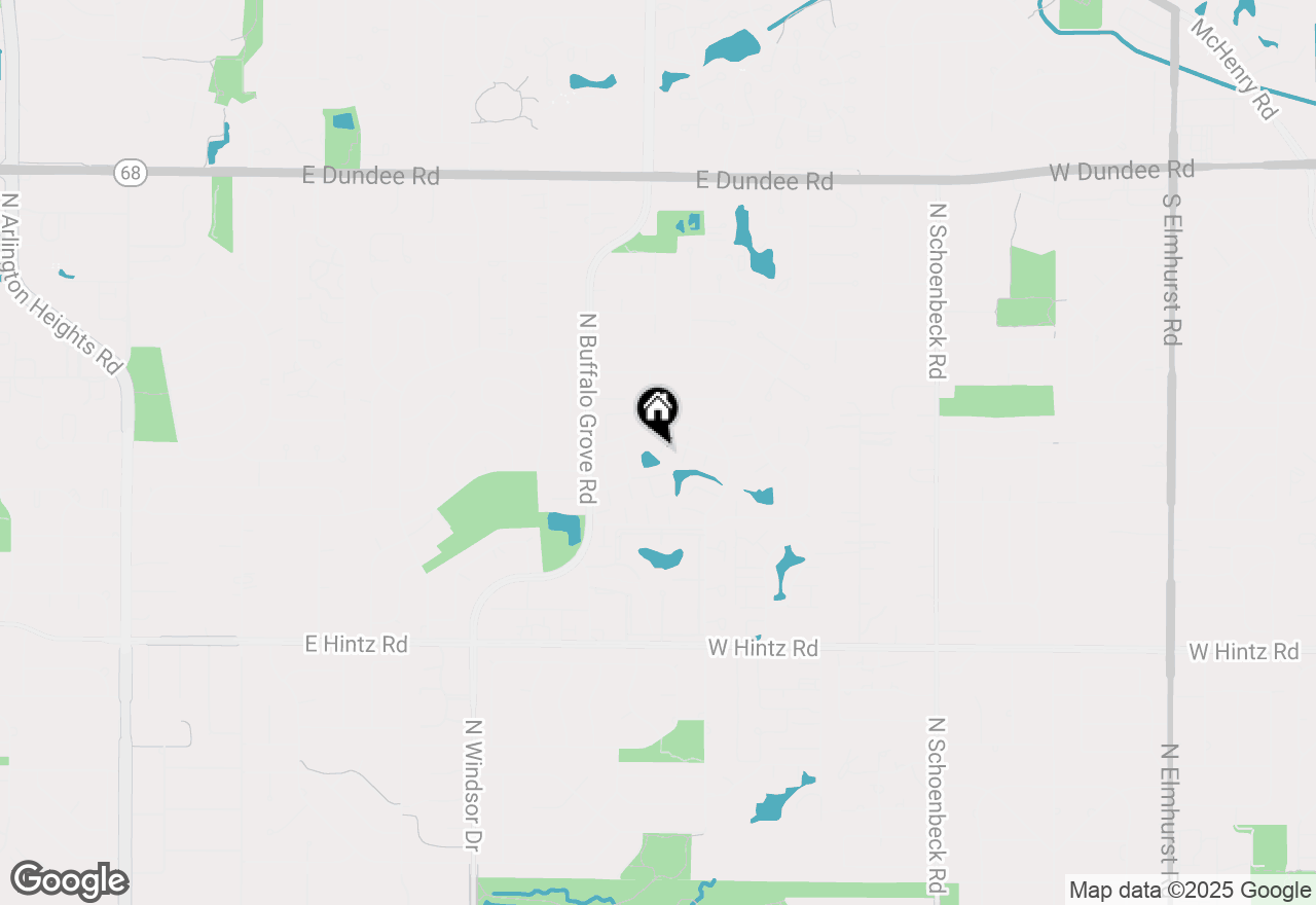 Map of 491 S Navajo Trail, Wheeling, IL 60090