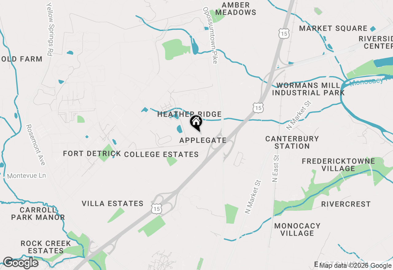 Map of 330 Heather Ridge Drive, Frederick, MD 21702