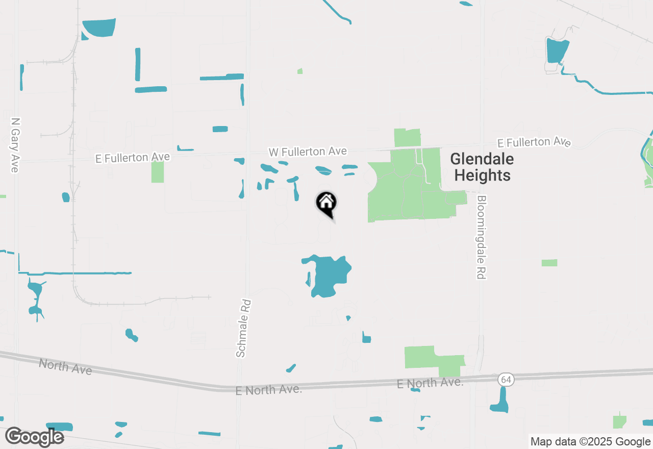 Map of 1436 Fairway Drive, Glendale Heights, IL 60139