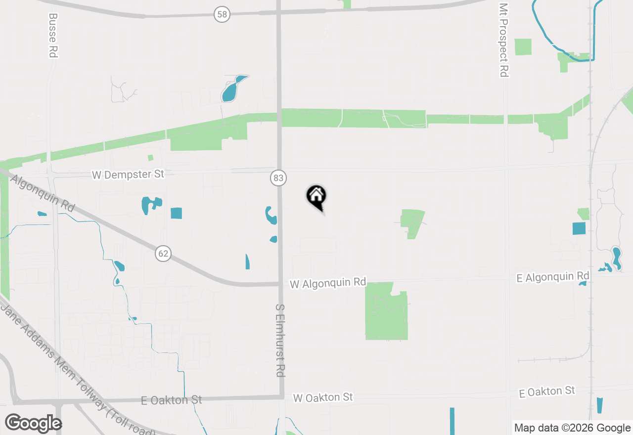 Map of 960 Beau Drive #303, Des Plaines, IL 60016