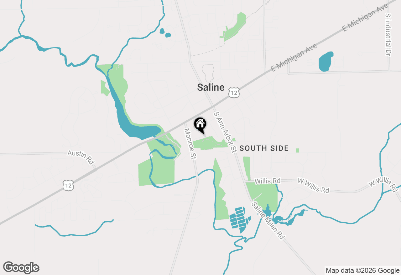 Map of 100 Parsons Lane, Saline, MI 48176
