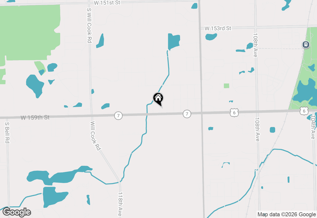 Map of 15858 115th Avenue, Orland Park, IL 60467