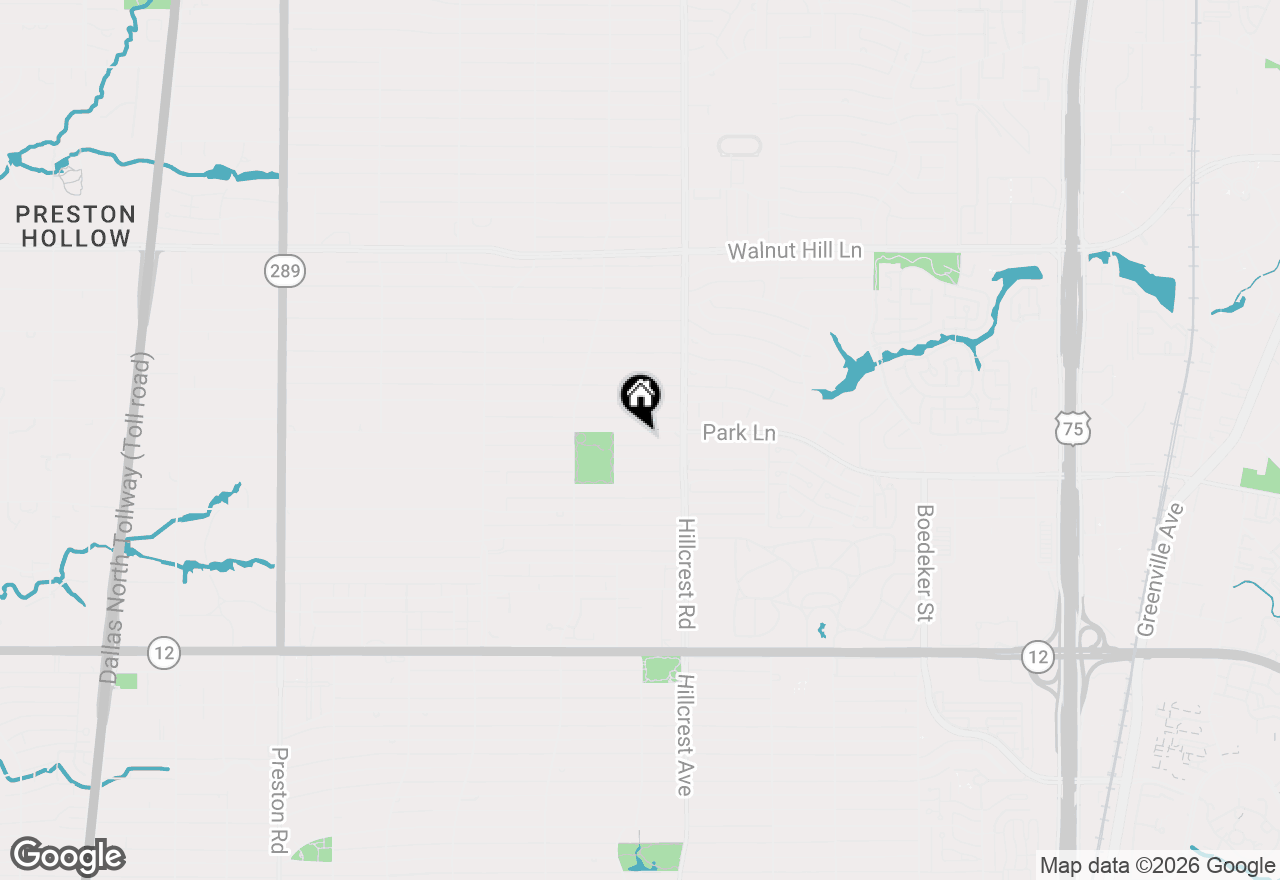 Map of 6726 Park Lane, Dallas, TX 75225