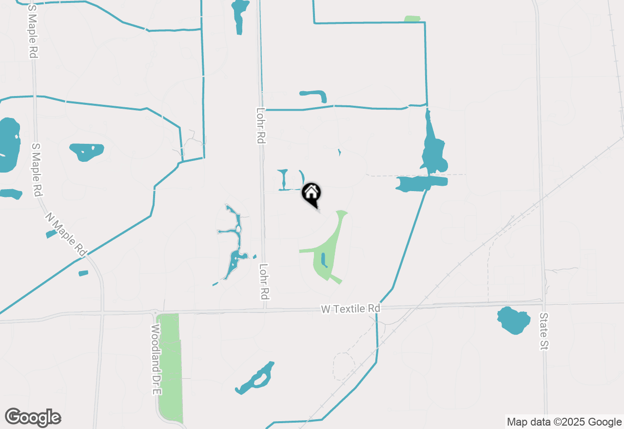 Map of 5598 Hearthstone Court, Ann Arbor, MI 48108