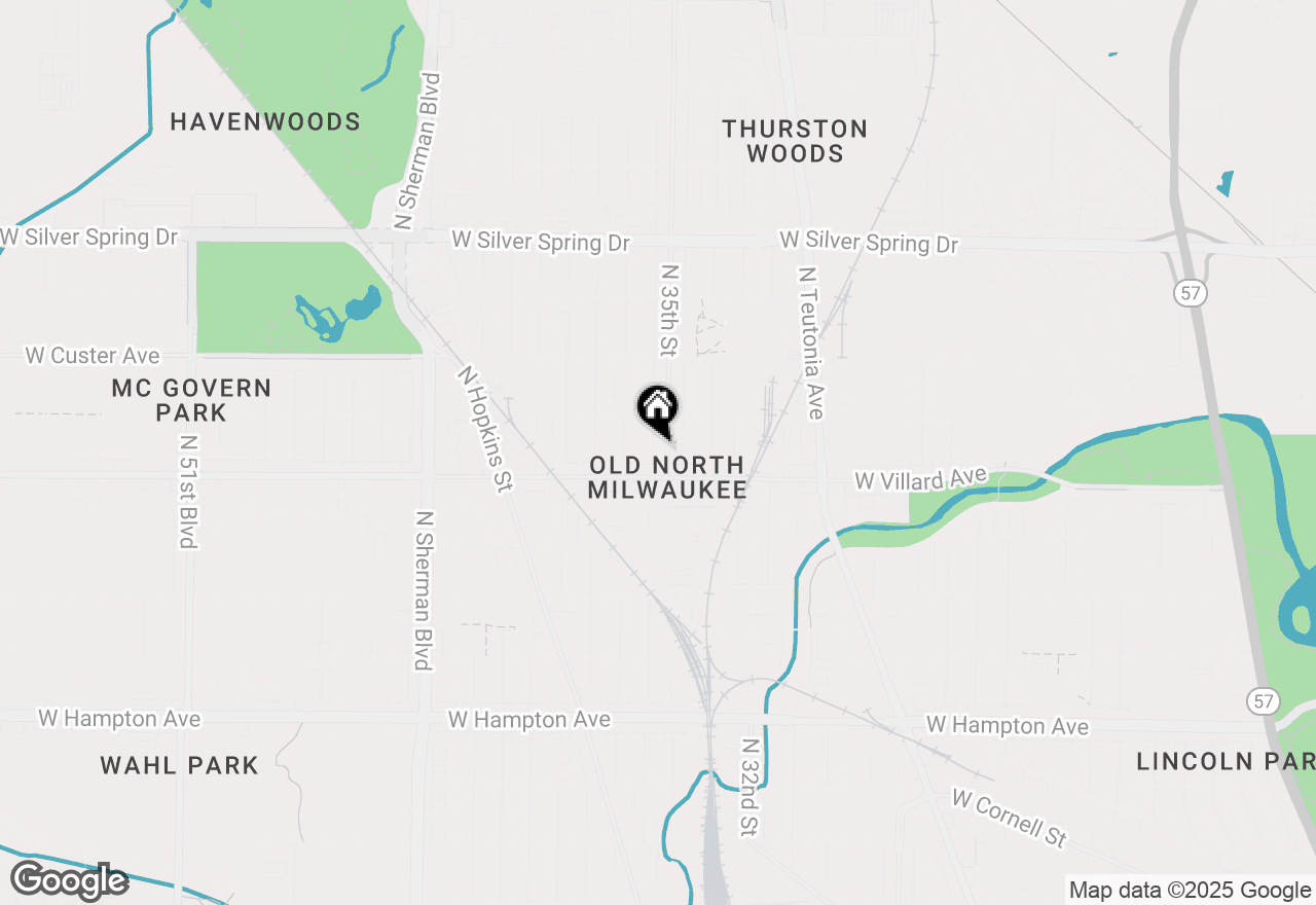 Map of 5235 N 35th St #5239, Milwaukee, WI 53209