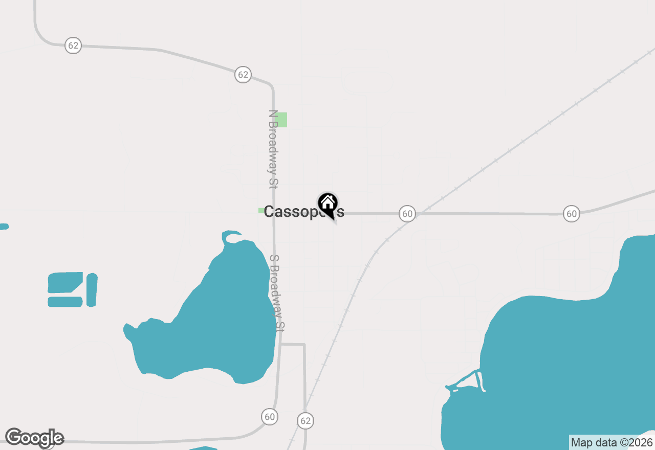 Map of 110 S East Street, Cassopolis, MI 49031